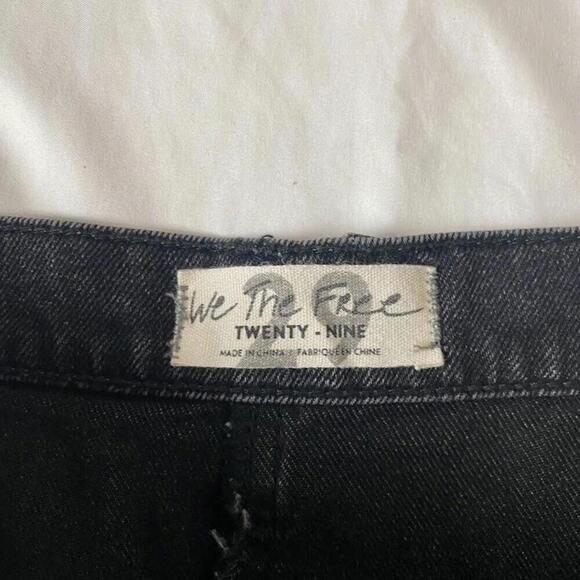 Free People Brea Cut off High Rise Mini Skirt - Picture 4 of 4